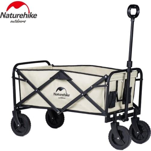 Naturehike Outdoor Folding Trolley Portable Camping Picnic Lever Car Light Trolley