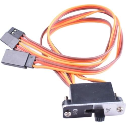 Heavy Duty Switch Fitted with JR Connectors Power Switch for Battery,Charger,Motor,ESC ,RC Planes Cars Boat Drone