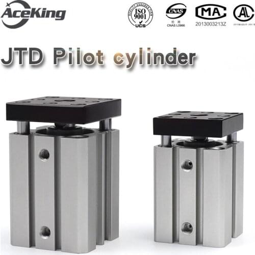 Tri-shaft thin guide Rod with Baffle Cylinder JTD-12 / 16X5X10X15X20X25X30-SE2 non-rotating hard cylinder body with fully oxygen