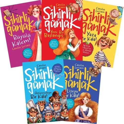 Magic Diary Book Set (5 Book Suit) turkish New Start Magical Pen High School A Kala Yaza Kala University
