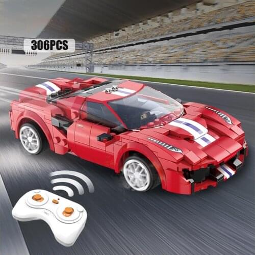 High-tech RC Super Sports Car City Remote Control Racing Car Compatible MOC Building Blocks Bricks Toys Children Boys Gifts Toys