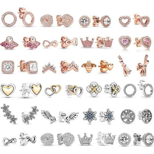 ZMFINES Stud Earrings