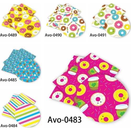 Diy-Everyday Diy 30*135cm Printed Faux Synthetic Leather Vinyl for Bow,DIY handmade Materials