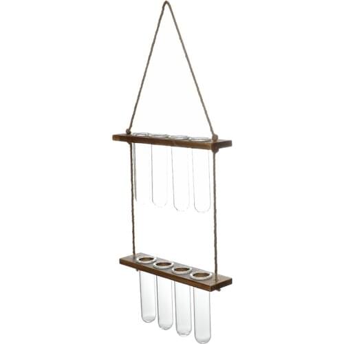 Hanging Hydroponic Plant Flower Vase Terrarium Container Tube Planter Pot