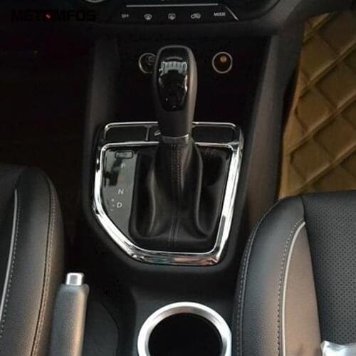 For Hyundai Cantus Creta ix25 2014-2017 2018 2019 Chrome Gear Shift Box Cover Trim Decoration Frame Interior Car Accessories