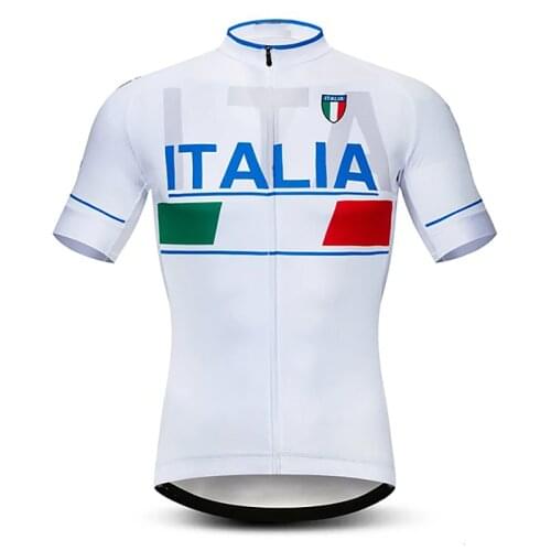 Classic Retro ITALIA National Team Pro Cycling Jersey XIMATT Summer Polyester Mens Sports Short Sleeve Maglia Da Ciclismo