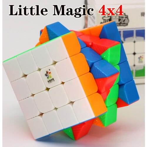 Magic cube puzzle YuXin Little Magic 4x4x4 4x4 magnetic cube professional speed cube educational twist wisdom toys game gift