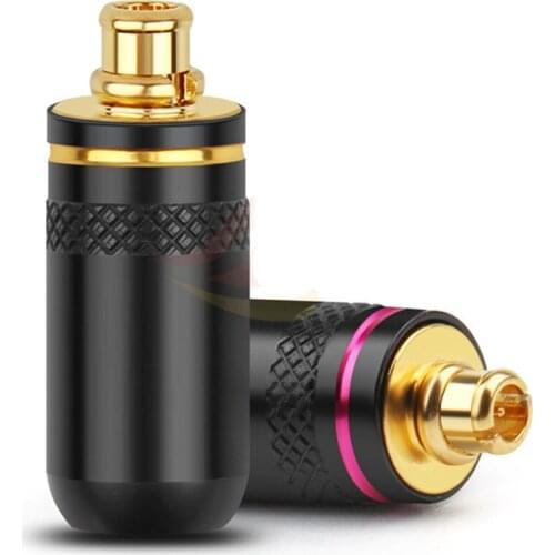 MMCX Earphone Pin Gold Plated Audio Jack 3.5mm Tail Hole For Se425 Se525 Se535 Se846 W60 80 HiFi Headset Wire Connector DIY Plug
