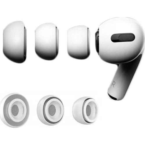 Newest Soft Silicone Earbuds Earphone Cases Earplug Cover for Apple Airpods Pro 3 Headphone Eartip Ear Tips Airpods3 Earcap Plug