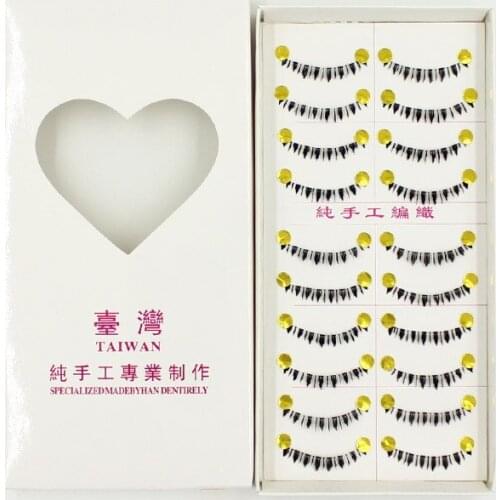 New 10 Pairs Fashion Natural Soft Handmade Lower Lashes Extension Thick False Under Lashes Y9