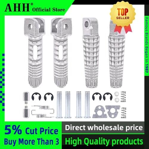 AHH Foot Pegs Pedal Rest Front and Rear Footpegs Footrest For SUZUKI GSR400 GSR600 GSXR600 GSXR750 GSXR1000 GSXR1300 B-king