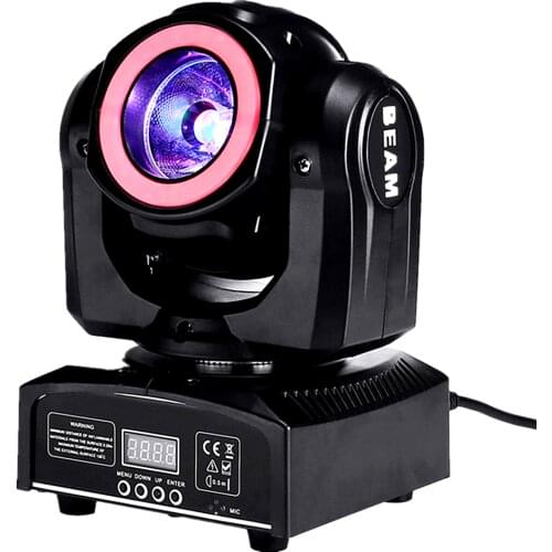 DJ Lighting Mini Moving Head Led 60W Beam Stage Led Light With 12LED SMD5050 RGB Super Bright LED DJ Spot Light Dmx Control