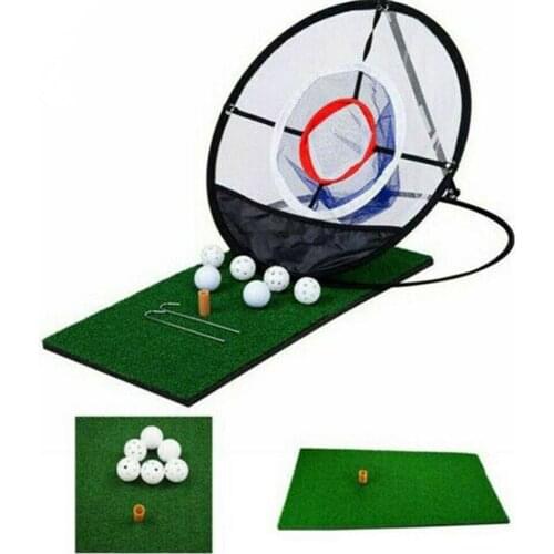 Practice Outdoor Training Net Golf Chipping Pop-up Pitching Portable Aid Bag Net Foldable Easy to Carry SP2754