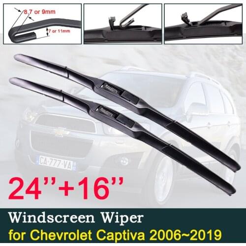 For Chevrolet Captiva 2006~2019 Holden Daewoo Winstorm Car Wiper Blades Windshield 2010 2016 2017 2018 Car Accessories Goods