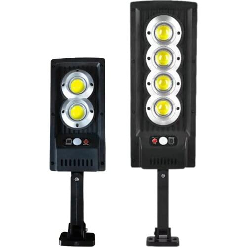 Solar Light COB Large Outdoor Solar Powered Waterproof Street Light Garden Infrared Motion Sensor Smart Remote Control Light