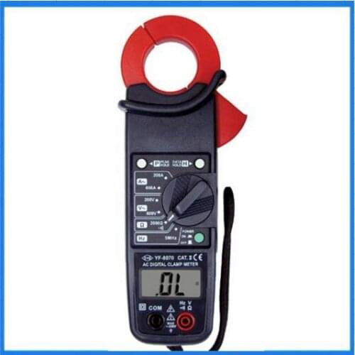 Y-F8070 600V 3-1/2 Digit LCD with Maximum Reading 2000 AC Clamp Meter YF-8070