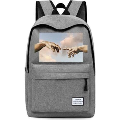 Michelangelo Aesthetic backpack bagpack bolsas anime laptop kawaii 2021 ladies sac a dos bolso mujer women backpack