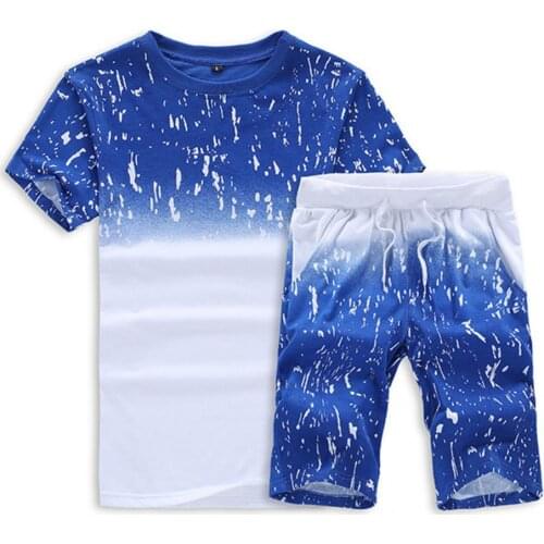 Gradient Color 1Set Excellent Breathable Sweatsuit Tracksuit Tracksuit Cozy for Sports