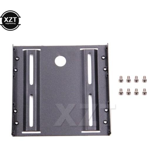 1PCS SATA IDE 2.5 Inch To 3.5 Inch HDD SSD Case Caddy Adapter Holder For Desktop PC With Screws Universal Metal NEWEATN