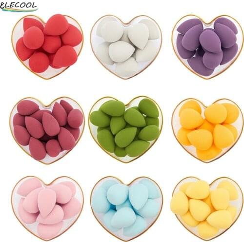 ELECOOL 1pcs Makeup Blender Cosmetic Puff Makeup Sponge With Storage Box Foundation Powder Sponge Beauty Tool Make Up Accessory