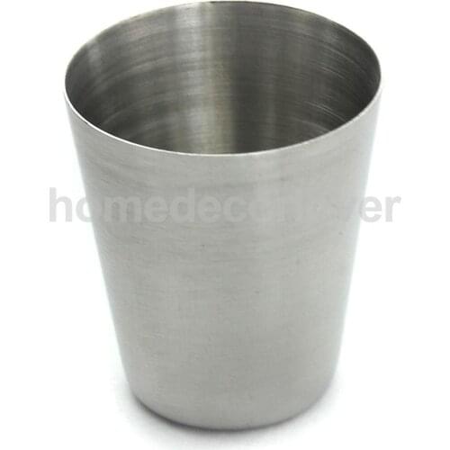 30ml Stemless Stainless Steel Glasses Barware Wine Drinking Glass Cup Picnic