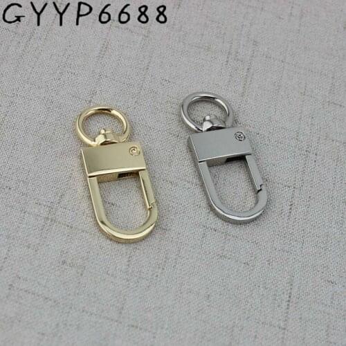 4pcs 12mm High quality Chunky hook webbing trigger snap hooks hard carabines swivel clasp lobster claws Bag Parts Accessories