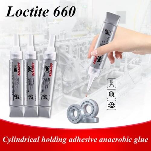 50ml Loctite 660 Glue High Strength Shaft Pin Repair Anaerobic Glue Motor Bearing Holding Filling Cylindrical Adhesive Sealing