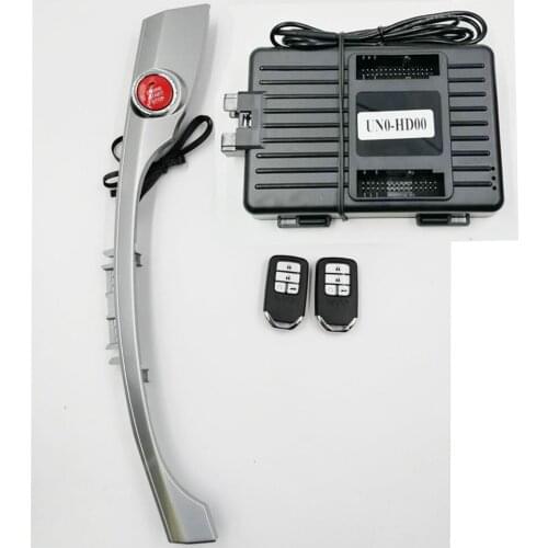 For Honda CRV 2015 to 2016 Add Push button start stop Car Alarm Phone App Remote Control Car System Central Locking System