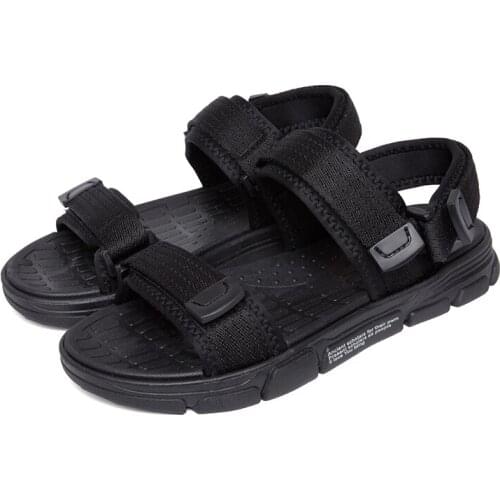 Summer Men Cool Casual Sandals Solid Color Aqua Shoes Quick-drying Breathable Beach Upstream Pool Seaside River Water Shoes