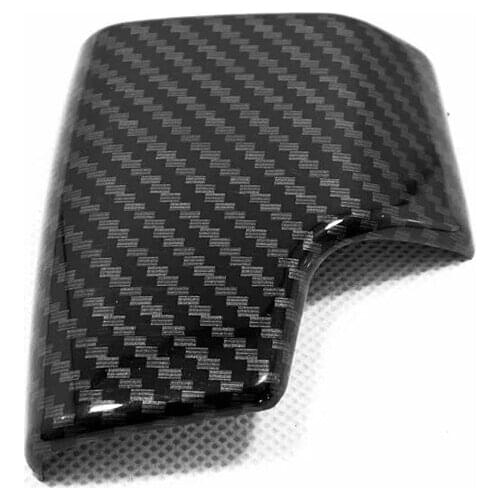 For Audi A6 C8 2019 2020 Carbon Fiber Shift Knobs Shift Lever Gear Shift Decorate Cover Trim Interior Accessories