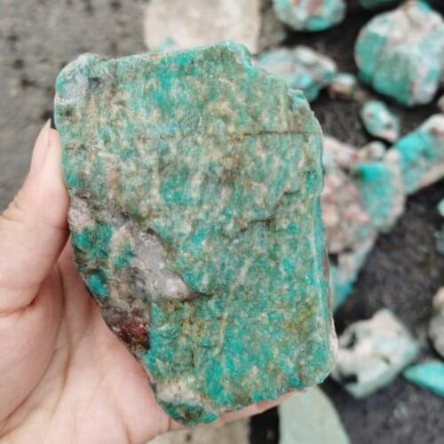 Natural Blue Turquoise Quartz Crystal Rough Rock stones Mineral Specimen Healing Crystal Home Decor DIY Gift 100-350g