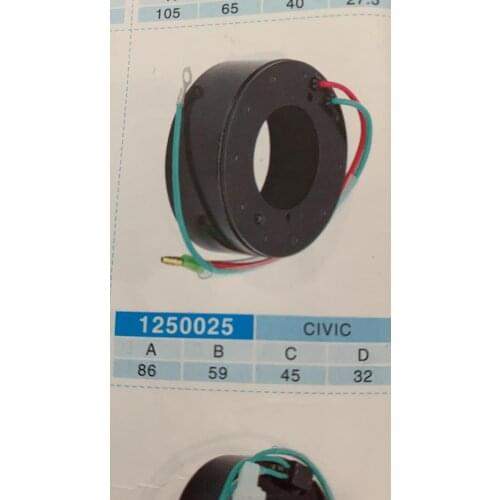 TRSE09 Auto A/C Compressor Cluth Coil For Honda For Car CRV 2.0L 2007 OEM38800RZVG020M2 ; 38800RZVG021M2 ; 38800RZVG023M2