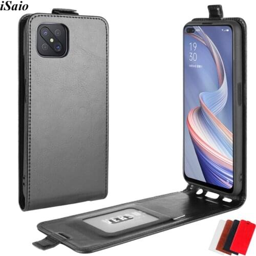 For OPPO Ace 2 A92S A72 A52 Flip Case Leather Cover Funda For OPPO A72 A52 Mobile Phone Case Cover Soft TPU Shell