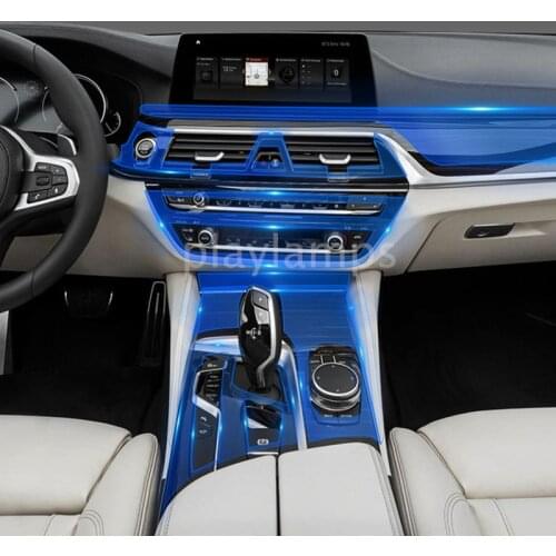Car Stickers For BMW transparent TPU Protective Film stickers for BMW G30 G38 5 series 528Li 530li 540 Interior accessories