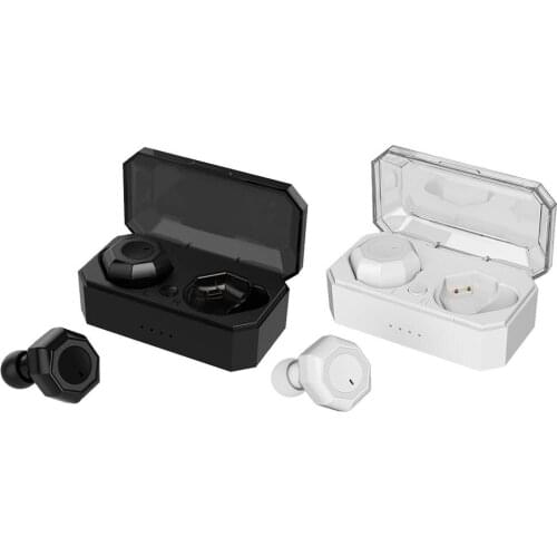 True Wireless Earbuds TWS Bluetooth Headphones in-Ear Stereo Bluetooth V5.0 Earphones High Definition Mic Wireless Headphones