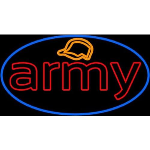Neon Sign Army Arie Neon Bulbs sign Iconic Beer bar Sign Decorate Room windows Custom Logo Lamps Polis Signage Shop Iconic Sign