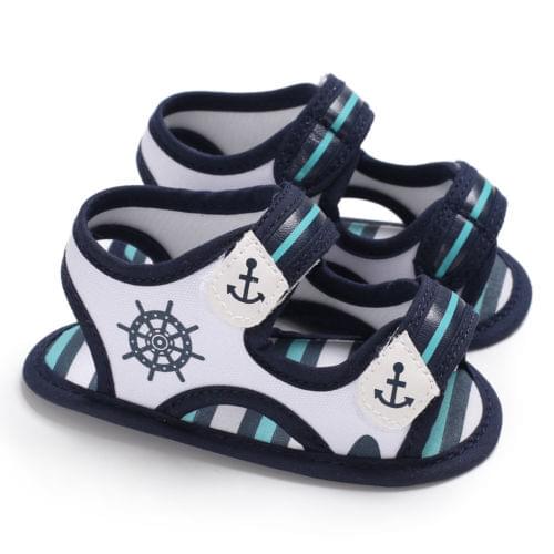 New Summer Infant Cool Sandals Canvas Kids Baby Boy Sandals Soft Toddler Shoes