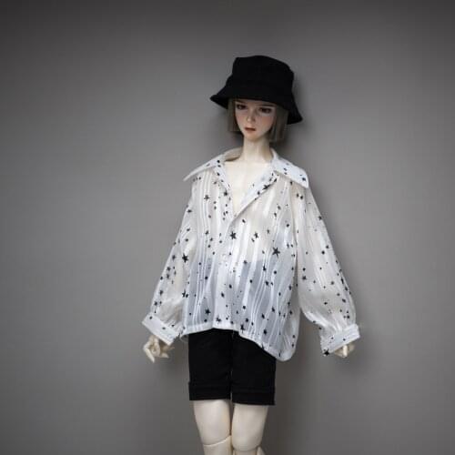 BJD doll clothes suitable for 1-3 1-4 uncle star long-sleeved shirts to change daily clothes doll accessories