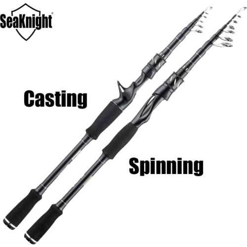 New SeaKnight Sange II Fishing Rod 2.1M 2.4M M Power 7-25g Carbon Material Casting Spinning Rod with EVA Grip