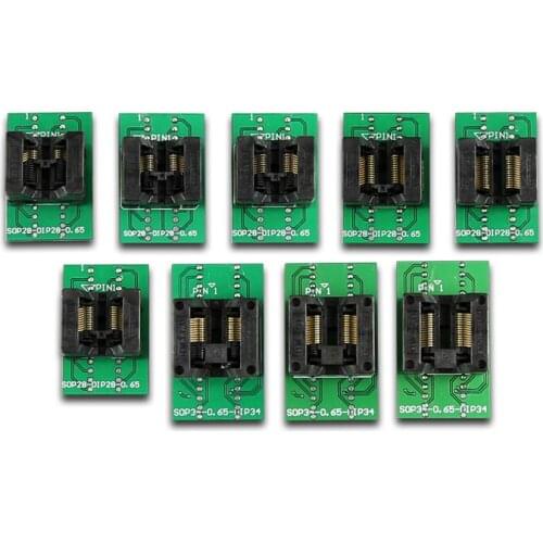 SSOP/TSSOP8 Burn-in Socket 14/16/20/24/28 to DIP Test Seat Patch IC Chip Adapter