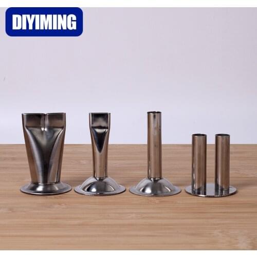 Jerky Gun Stainless Steel Funnels Parts Home Filling Tubes Nozzles Silver Food Accessories Kitchen Small Kitchen Appliances