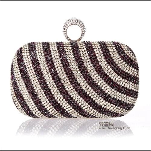 Evening Clutch Bags Diamond-Studded Evening Bag With Chain Shoulder Bag Womens Handbags Wallets Evening Bag For Wedding WY152