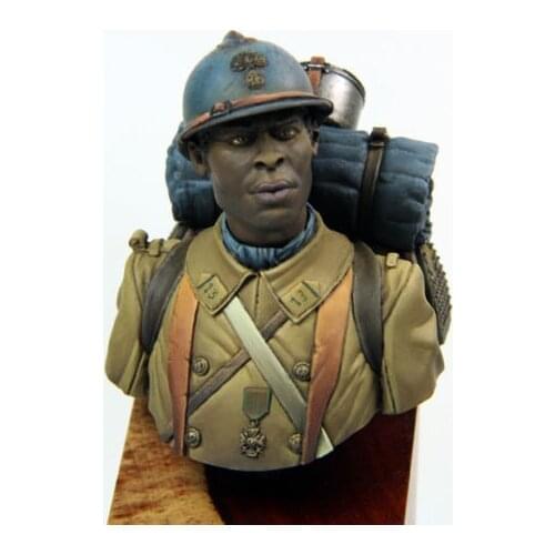1/12 Tirailleur Algerien WW1 bust toy Resin Model Miniature Kit unassembly Unpainted