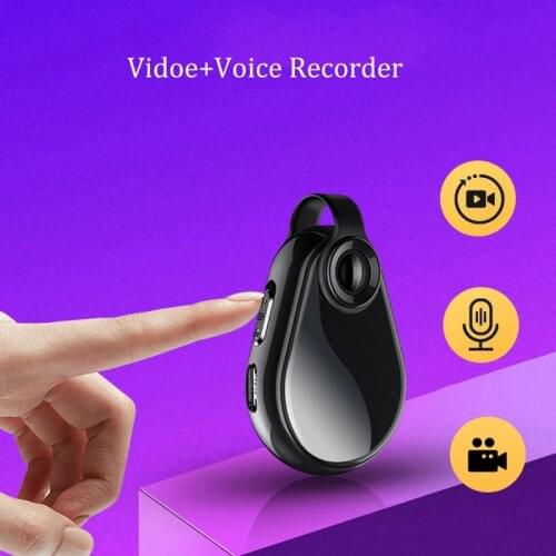 Small 1080P Micro Cam Secret Wearable Mini Camera Espia Video Voice Recorder Body Cam Sport Clip Necklace DVR Audio Record