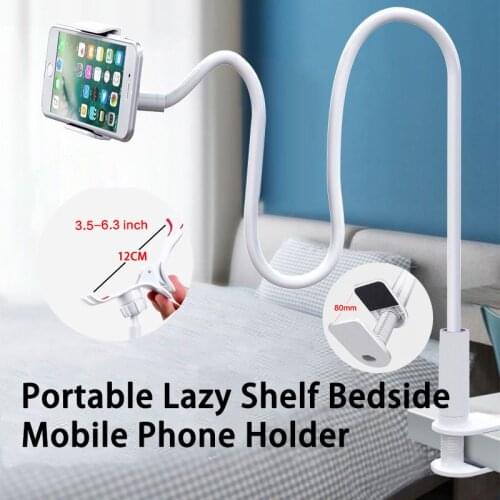 360 Clip Mobile Phone Holder Stand Portable Flexible Lazy Bed Desktop Bracket Mount Stand Base bracket Support 75cm