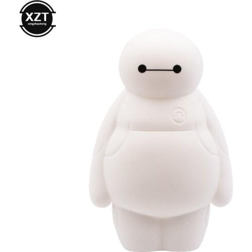 6 Baymax Silicone Big Hero Kawaii Pencil Cases Multi-functional Stationery Pen Bags Storage Pencil Box School Supplies