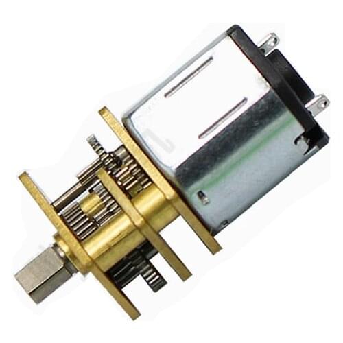 All-metal GM12-N10 micro DC gear motor coin size DC3.0V