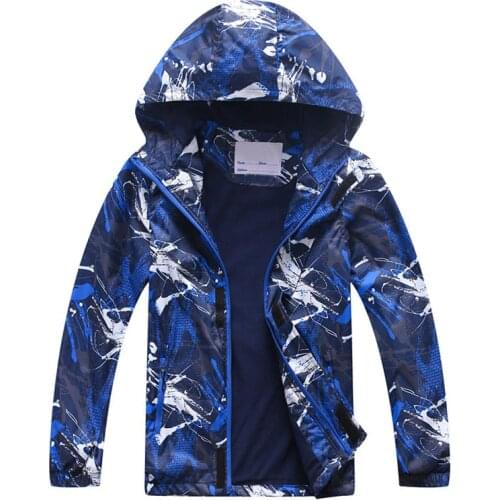 2020 Spring Autumn Kids Sport Jackets Children Polar Fleece Warm Coats Boy Outerwear Waterproof Windproof HoodieBoys Jackets