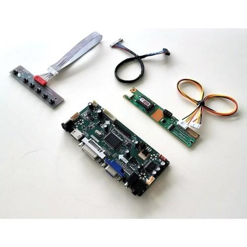 For LP141X7-A2IB/C1TO LVDS 20-Pin CCFL LCD panel monitor VGA DVI M.NT68676 screen drive controller board 14.1" 1024*768 kit