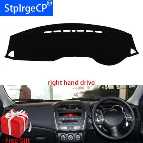 For Mitsubishi ASX 2013-2019 Car Styling Dash Mat Dashmat Dashboard Sticker Cover Sun Shade Dash Board Cover Carpet